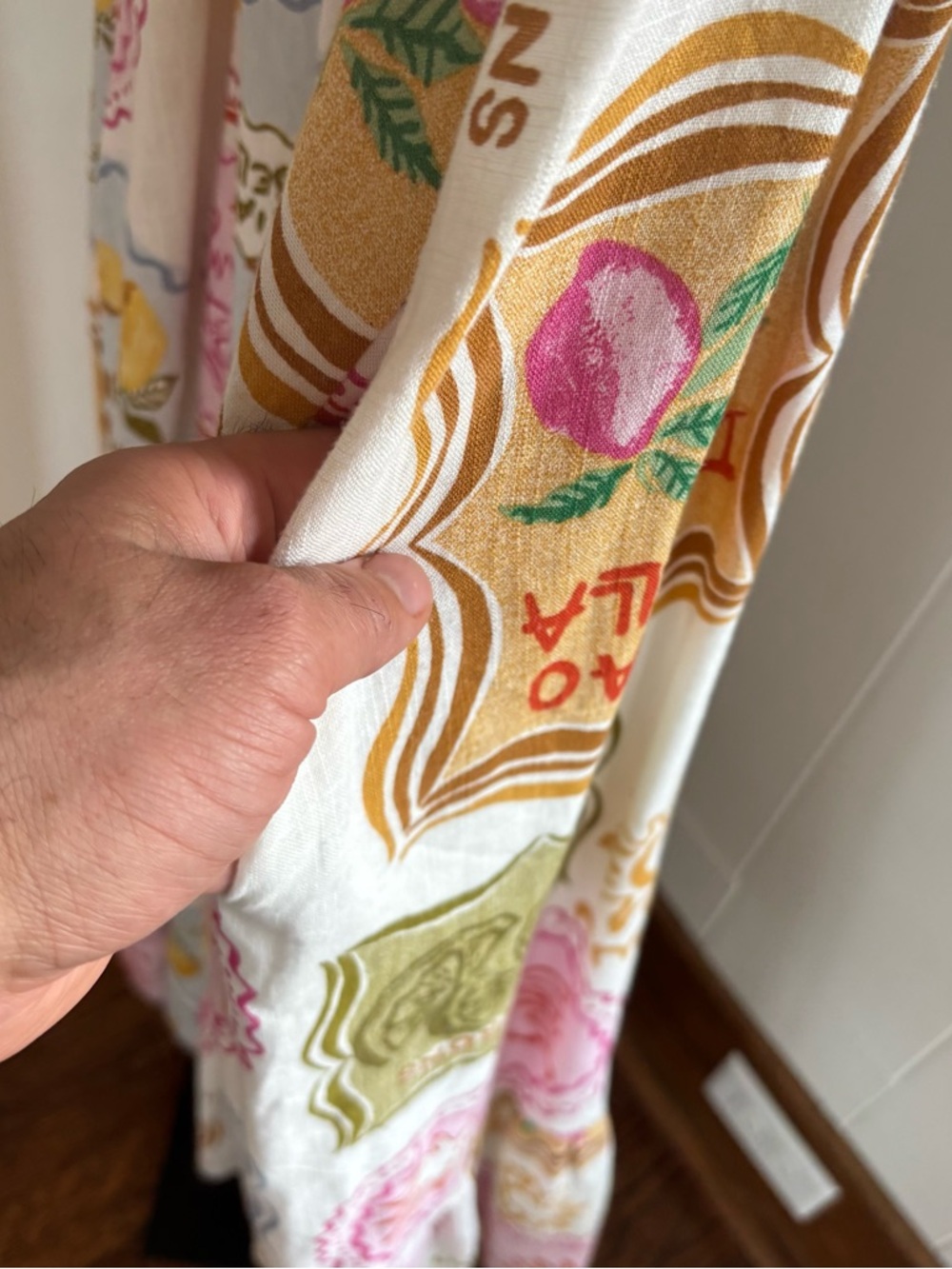 Paper Heart NWT Amalfi Coast Lemon Linen Blend Maxi Dress Women’s L Resortwear - Picture 9 of 12